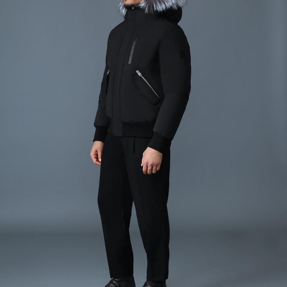 FINAL price Brand New DIXON-X 2-in-1 Nordic Tech down bomber with silver fox fur